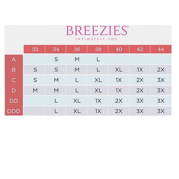 Breezies Lace Seamless Cami Bra w/ Removable Pads - Picture 3 of 3